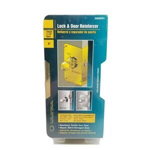 59005R1 9" Light Duty Door Protector 2-3/4" X 1-3/4" Flush Brass Finish, by Ult
